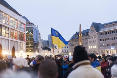 Protest gegen den Krieg in der Ukraine