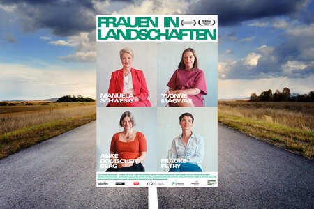 Collage aus dem Filmplakat "Frauen in Landschaften"