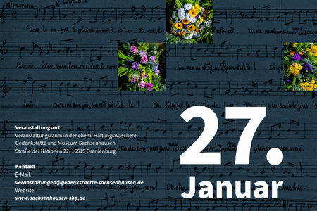 Ausschnitt aus der Einladung zum Gedenktag 27. Januar