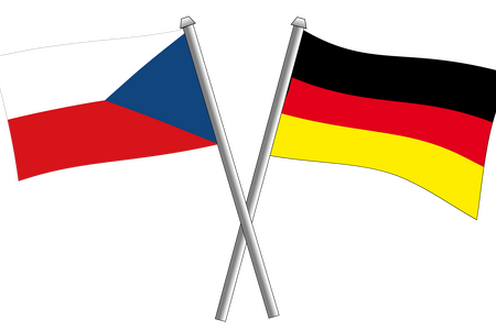 deutsch-tschechische Flagge
