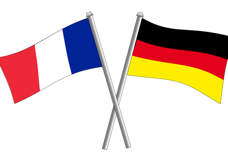 deutsche und französche Flagge