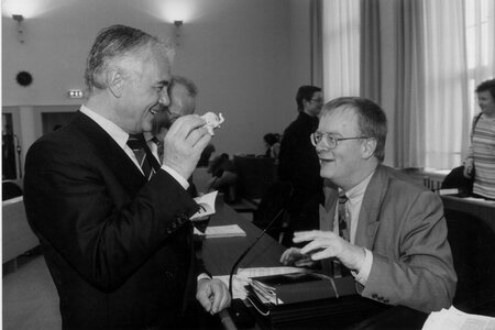 Klaus-Dieter Kühbacher und Manfred Stolpe
