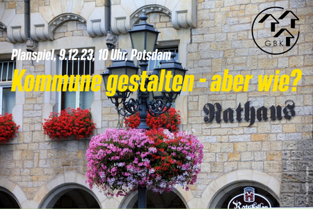 Kommune gestalten - aber wie?