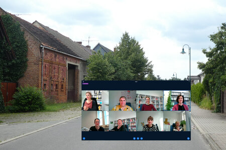 Online Meeting im ländlichen Raum