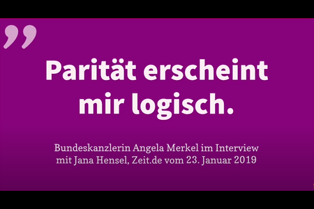 Parität erscheint mir logisch