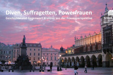 Markt in Krakau, Flyer zur Veranstaltung