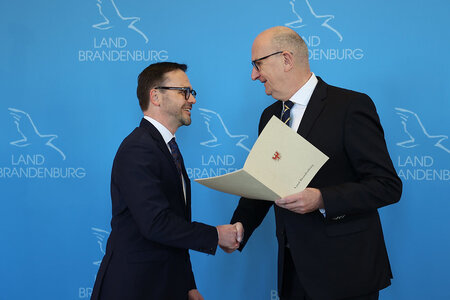 Ministerpräsident Woidke ernennt Jan Redmann am 18.03.2026 zum Minister