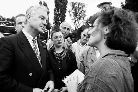 Manfred Stolpe und Martina Weyrauch