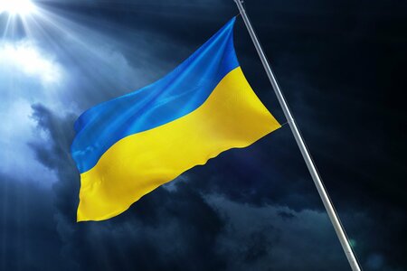 Flagge der Ukraine