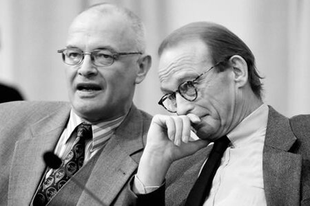 Herbert Knoblich und Hans Otto Bräutigam;  Foto: Simone Römhold