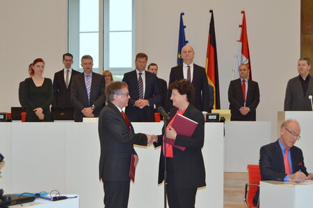 Vereidigung vor dem Plenum