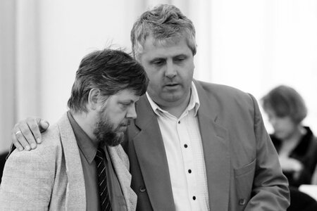Helmuth Markov und Heinz Vietze