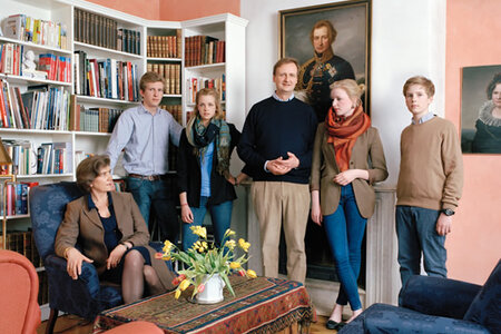Hans-Georg und Dorothee von der Marwitz und die Kinder Bernhard, Johanna, Clara und Karl 