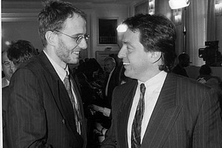 Steffen Reiche und Peter-Michael Diestel 1993; Foto: Simone Römhold
