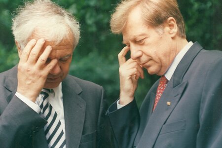 Manfred Stolpe und Eberhard Diepgen