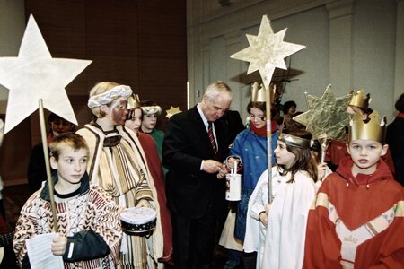 Sternsinger bei Manfred Stolpe