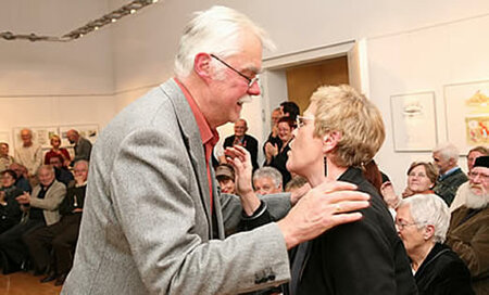 F.W. Bernstein und Barbara Henniger; Foto: Beate Wätzel