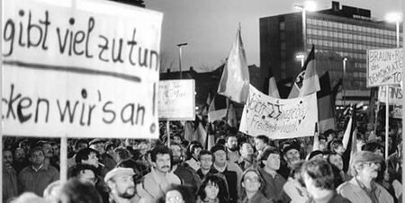 Montagsdemo in Leipzig