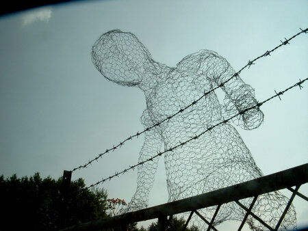 Figur aus Maschendraht 