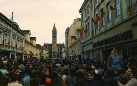 Demonstration am 7. Oktober 1989 in Potsdam