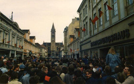 Demonstration am 7. Oktober 1989 in Potsdam
