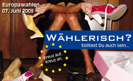 1. Platz des Europa-Plakatwettbewerbes „Schöner Wählen“ 