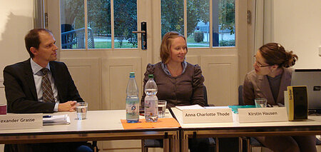 Alexander Grasse, Anna Charlotte Thode und Kirstin Hausen 