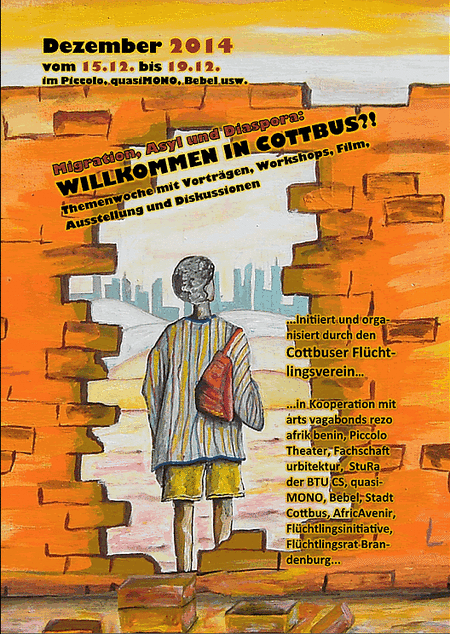 Flyer zur Themenwoche "Willkommen in Cottbus"