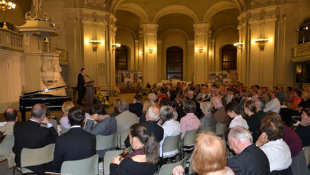 Ausstellungseröffnung am 10.9.2011 in der Französischen Friedrichstadtkirche zu Berlin