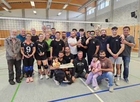 Turnierspiel gegen eine deutsche Mannschaft