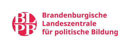 Logo der BLPB rot mit dreizeiligem Schriftzug