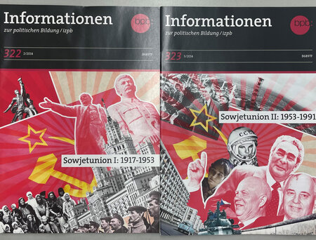 Zwei Hefte aus der Reihe "Informationen zur politischen Bildung" zum Thema "Sowjetunion".