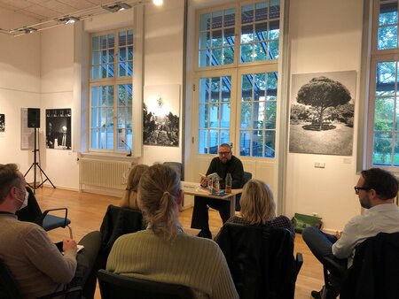 Daniel Schulz in der Landeszentrale