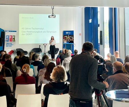 Veranstaltung "40 Jahre Tschernobyl" im DDR-Museum