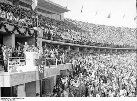 Großveranstaltung der NSDAP 1937 im Berliner Olympiastadion (Reichssportfeld)