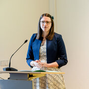 Dr. Helen Roche zur Ausstellungseröffnung Napola Potsdam