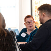 Martina Weyrauch 2025 bei der Netzwerktagung in der Landeszentrale