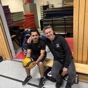Frank Gebauer beim Volleyball in Herzberg 