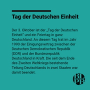 Kompakt erklärt: Tag der Deutschen Einheit