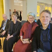 Dr. Peter Ulrich Weiß, Dr. Anna Kaminsky, Prof. Claudia Weber und Prof. Hermann Wentker (v.r.n.l.)