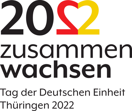 Logo Tag der Deutschen Einheit Thüringen 2022