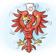 Brandenburg-Adler mit Wahlzettel