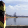 Blick über die Oder in Richtung Polen