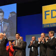 Die FDP wirbt für sich: "Damit Deutschland vorn bleibt!"