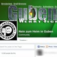 Die Facebook-Seite "Nein zum Heim in Guben" (Screenshot)