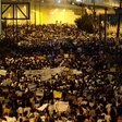 Proteste gegen die Preiserhöhung für öffentliche Verkehrsmittel in Brasilien.