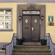 Eingang zum Rathaus Peitz. Foto: LISUM