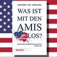 Buchcover auf Amerika-Flagge