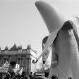März 1990: Erster „Euromarkt“ auf dem Luisenplatz – die Banane wurde zum Symbol 