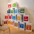 Die 17 Nachhaltigkeitsziele der UN in der Ausstellung 